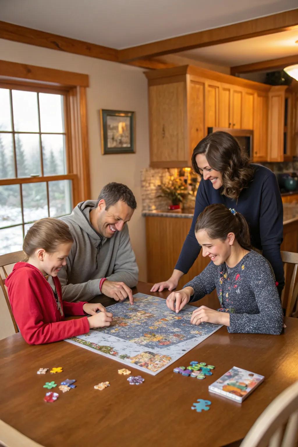 A personalized puzzle imbuing family recollections to life.