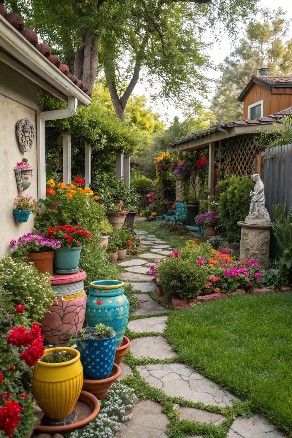 Voice your individuality using innovative yard accents.