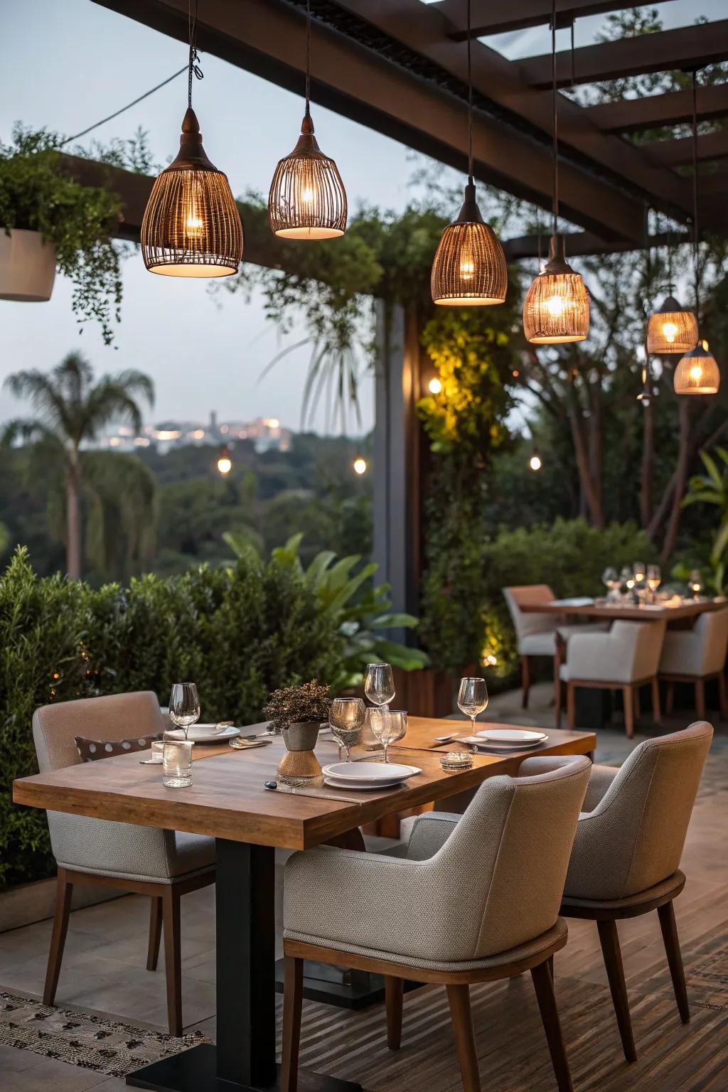 Pendant lights offer a chic and focused overhead lighting answer.