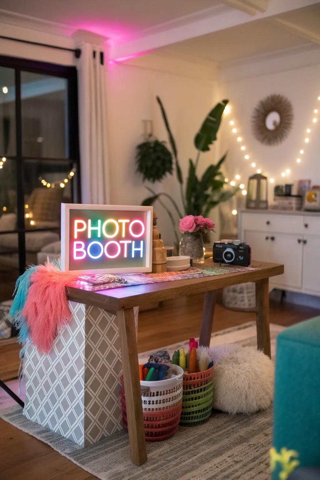 Luminous signs introduce a modern and lively sensation to your arrangement.