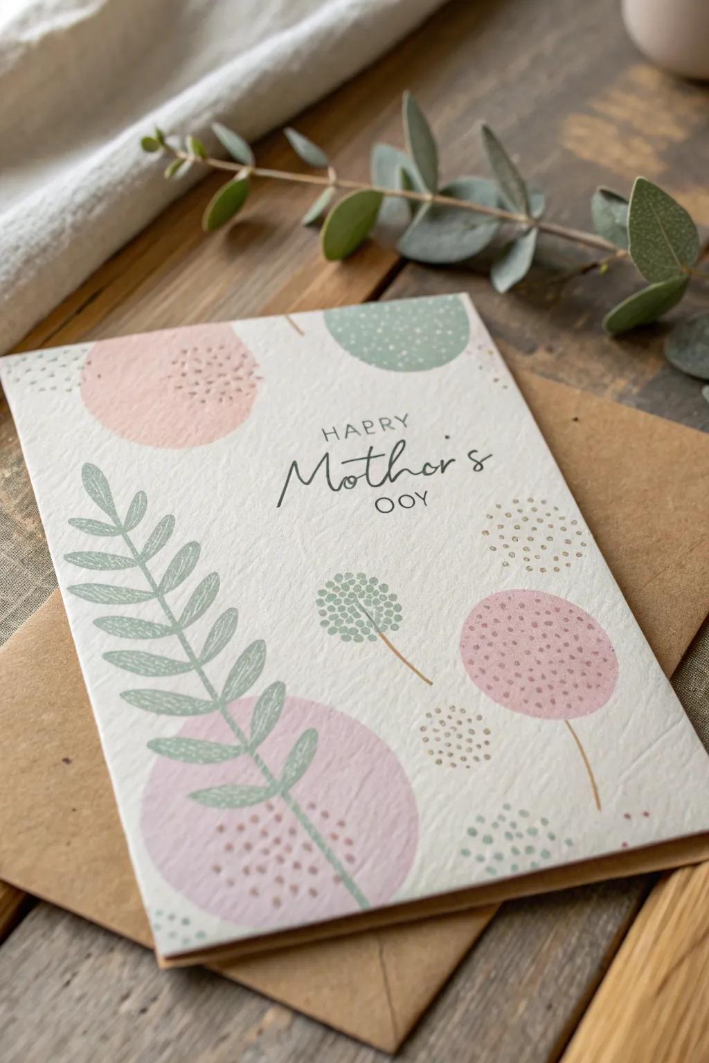 Craft heartfelt memories with sponge-painted Mother's Day cards that celebrate simplicity and handmade elegance.
