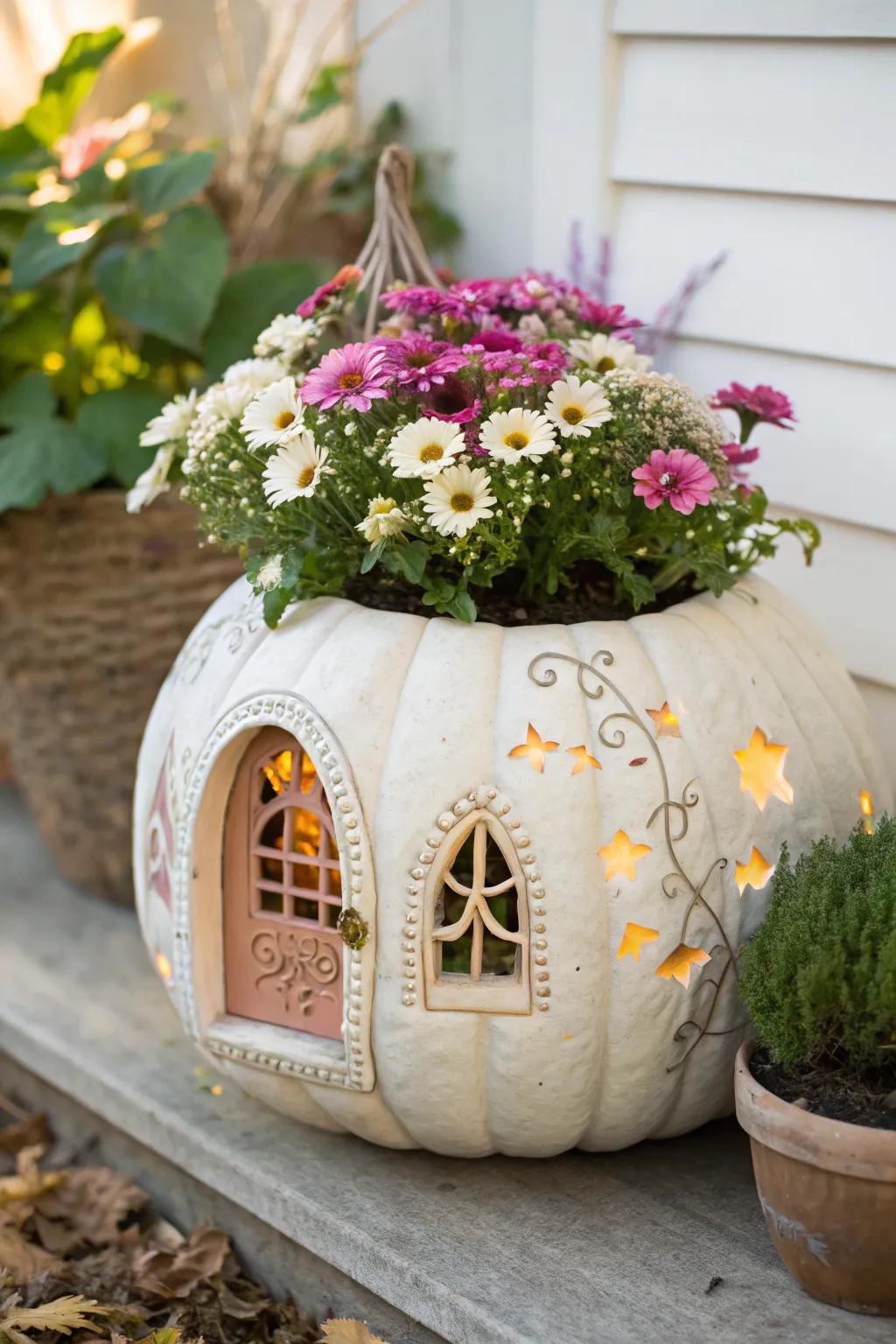 Enchant your enclave with a scintilla of fairy enchantment! 🌸✨ #PumpkinFairyHouse #ScandiBoho