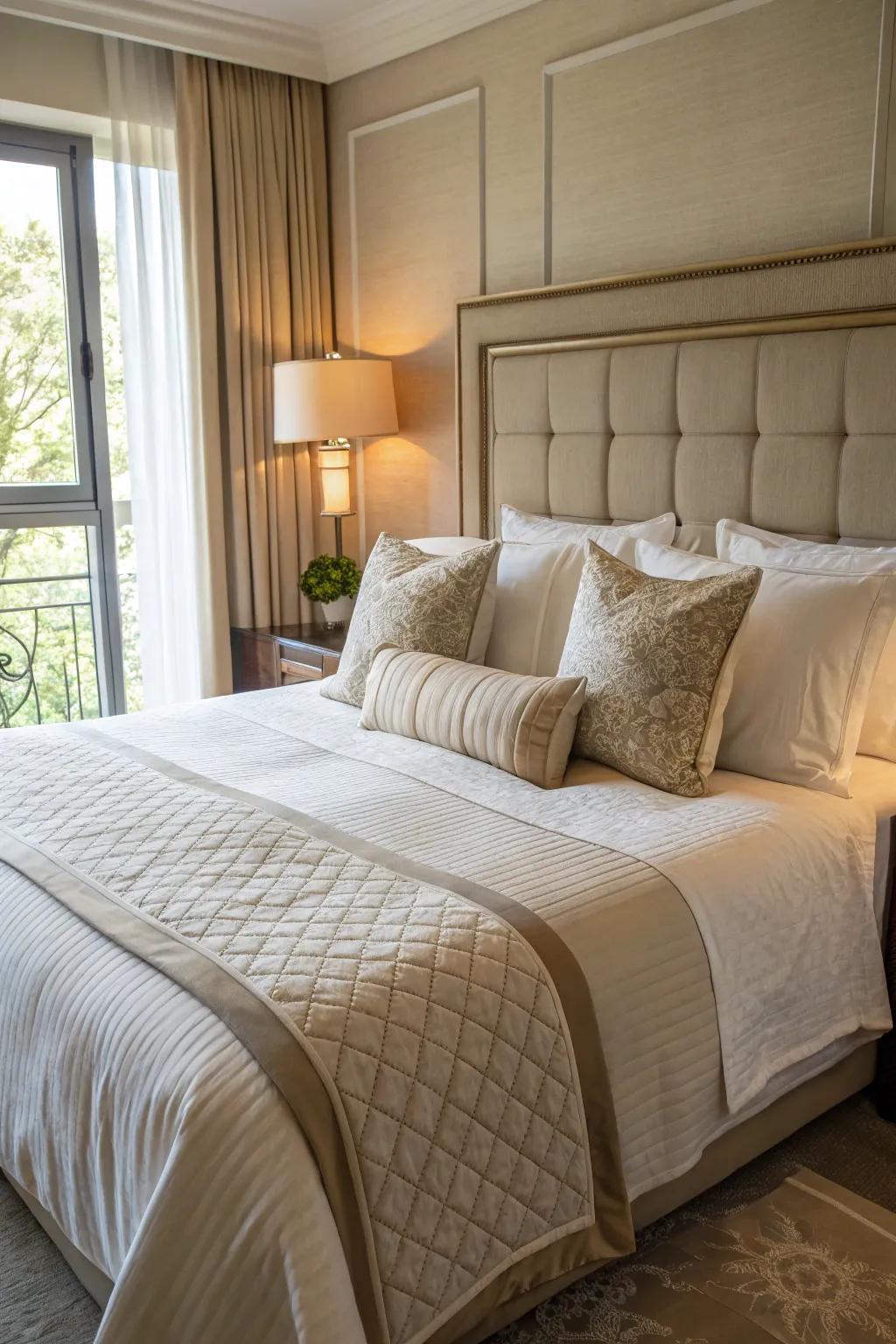 Asymmetrical arrangements add a modern and dynamic touch.