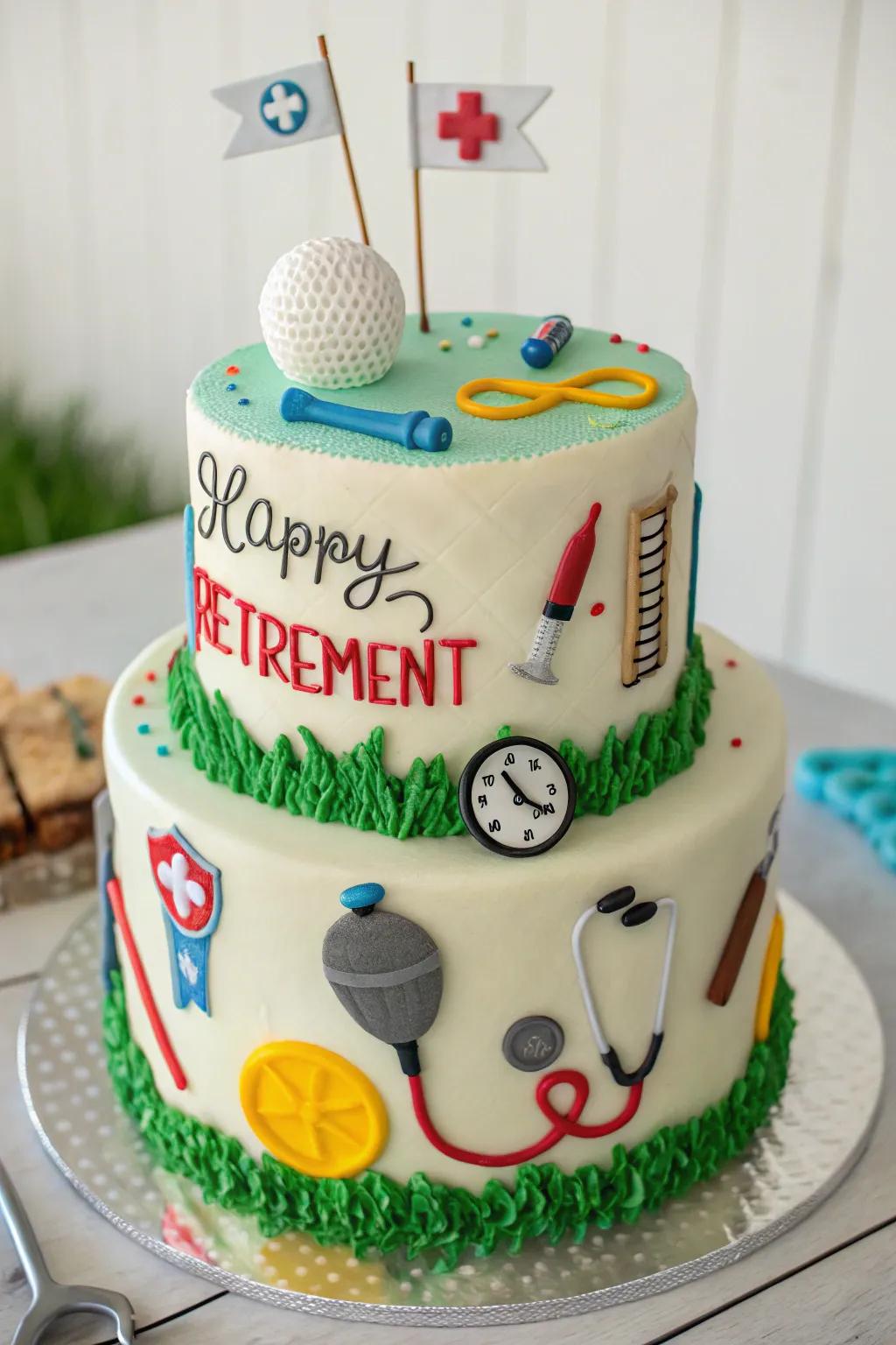 A themed cake is both exquisite and ornamental.