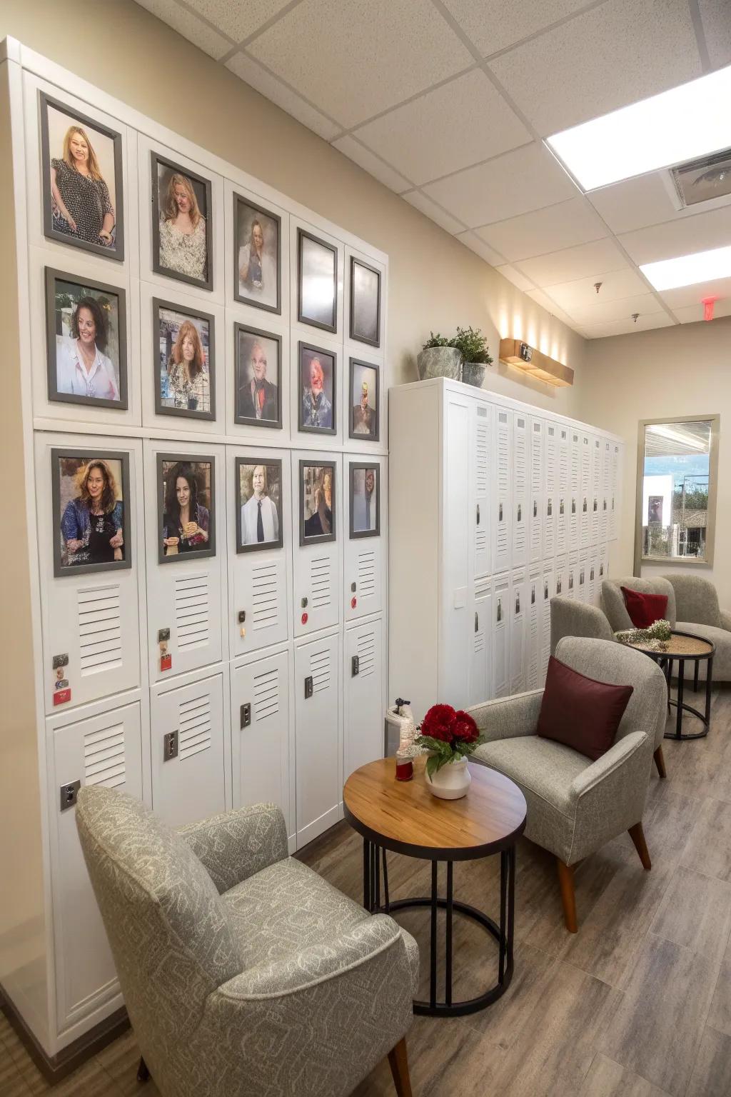 Personalized details make the location feel welcoming and all-inclusive.