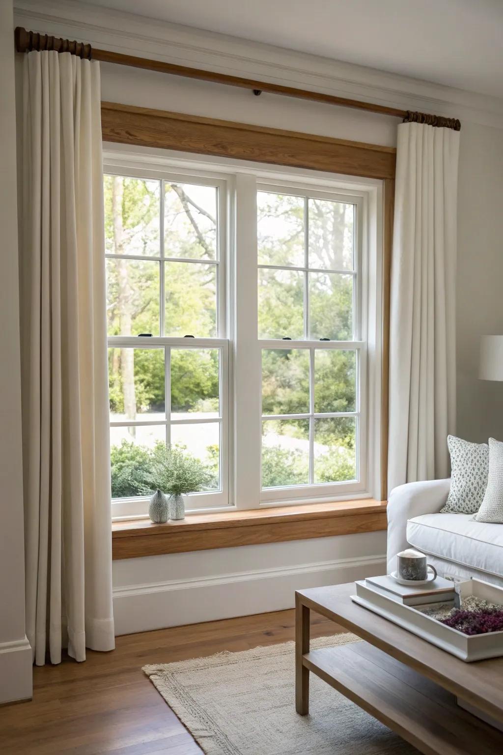MDF trims provide a refined look at great value.