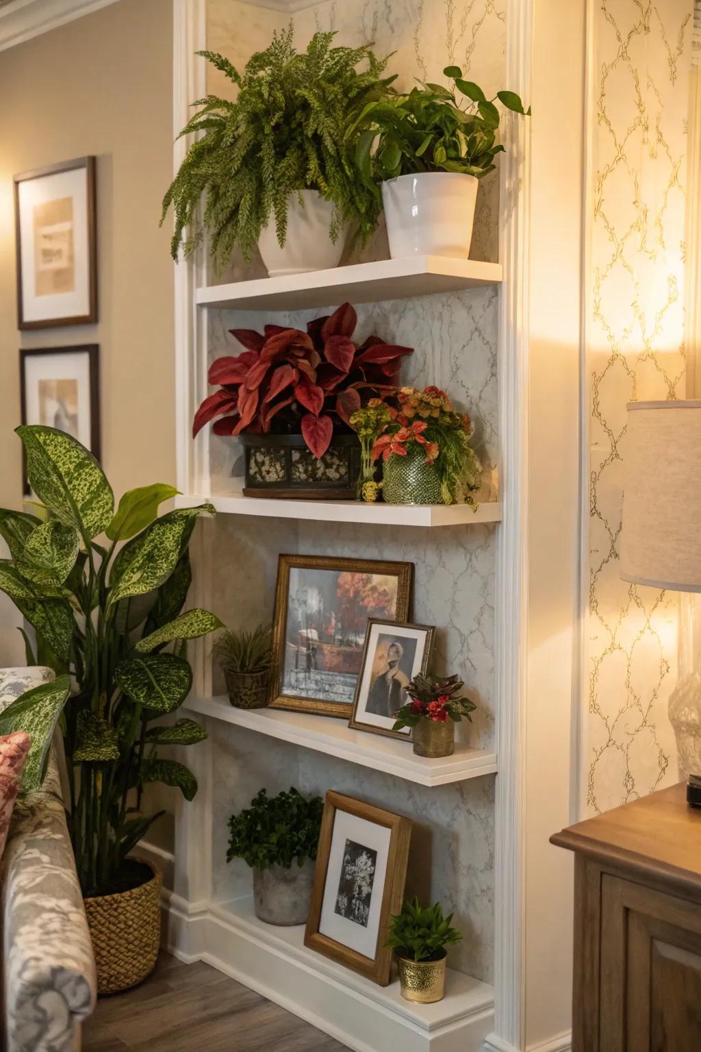 Corner surfaces enhance space and style.