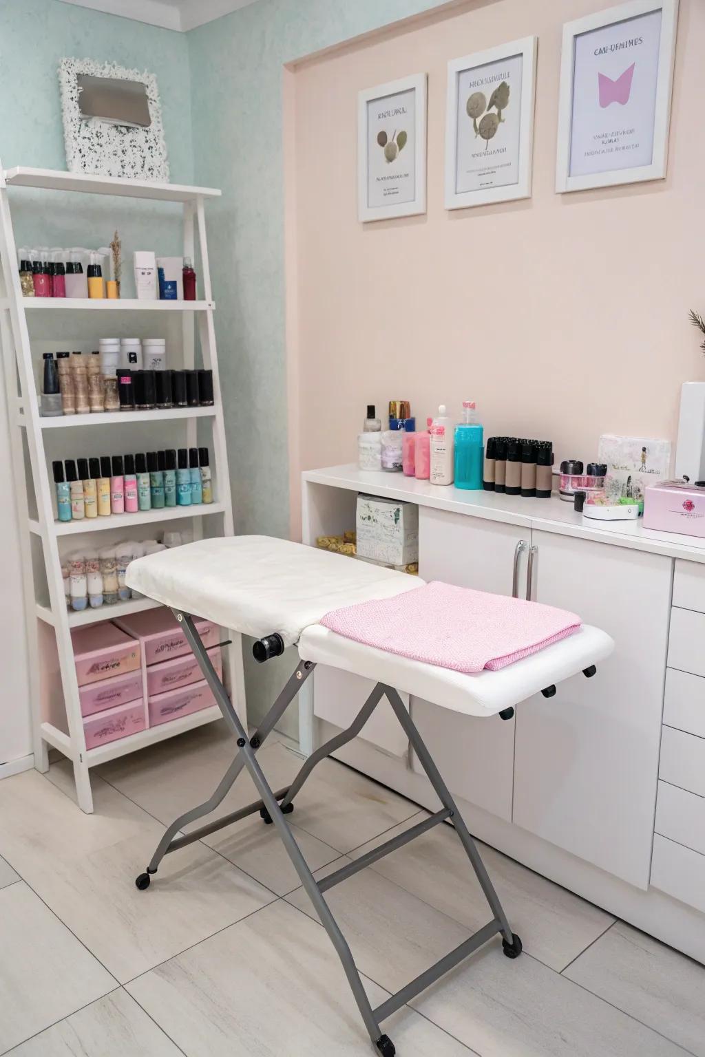 Collapsible items maintain the flexibility of your area.