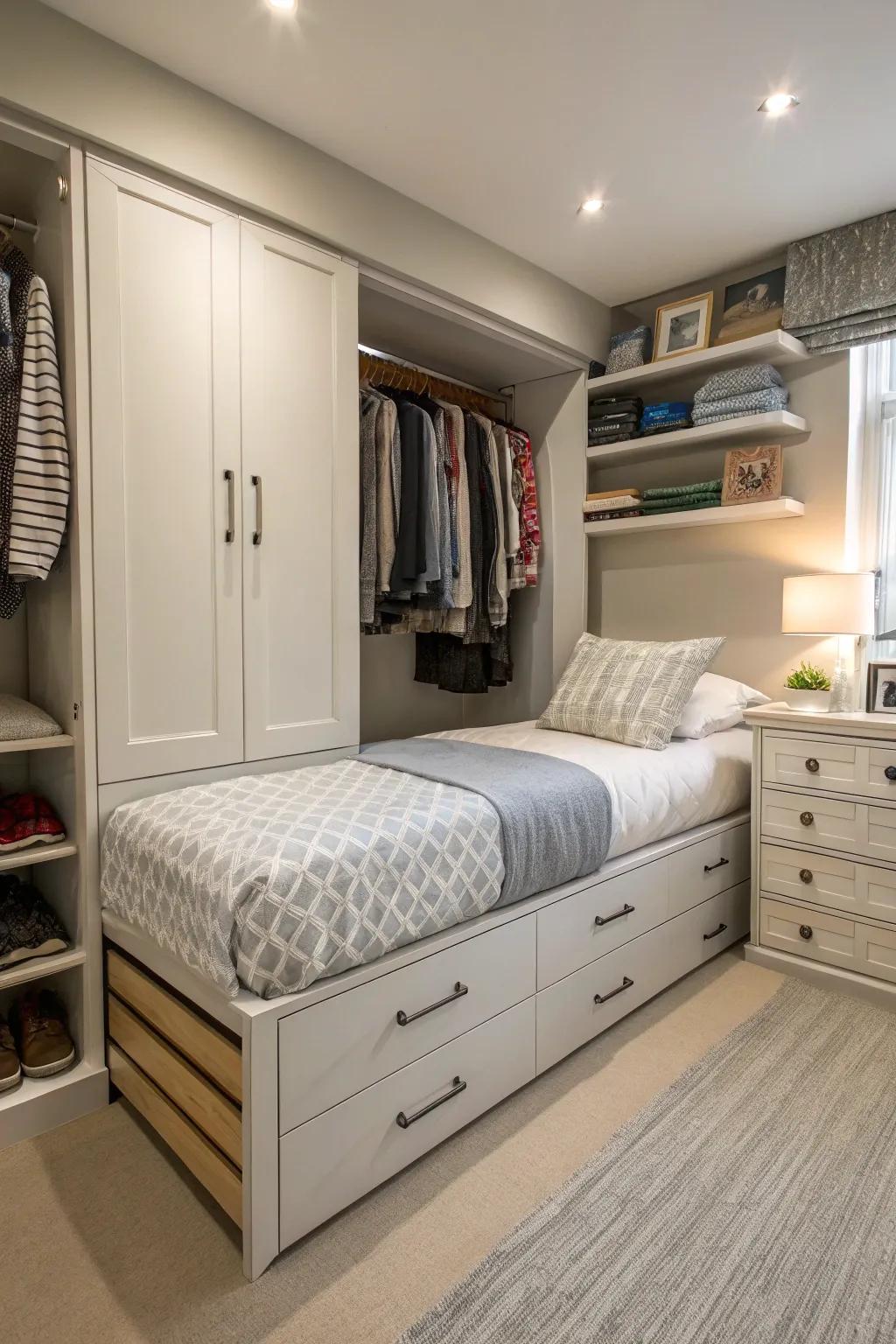 Ingenious storage options that make the most of available space.