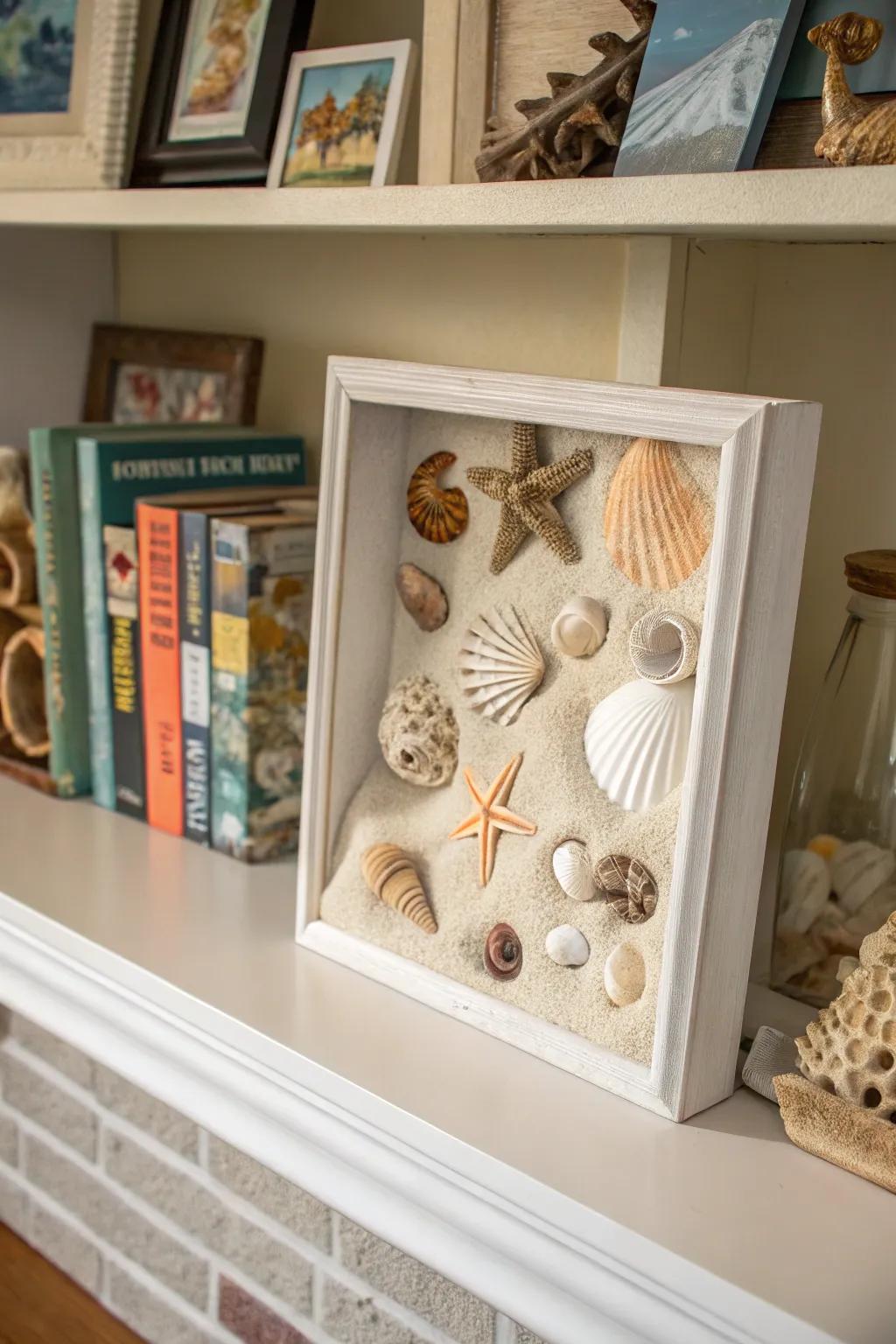 Capture the essence of the sea with an ocean-themed display.