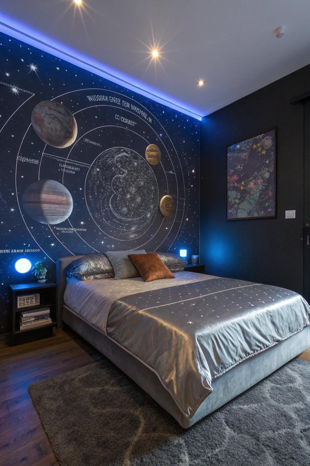 An interactive star chart brings the night sky to your fingertips.