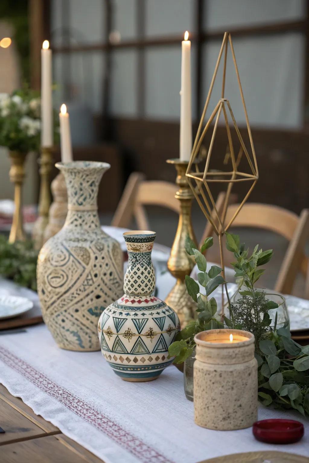 Vintage finds add character and charm.