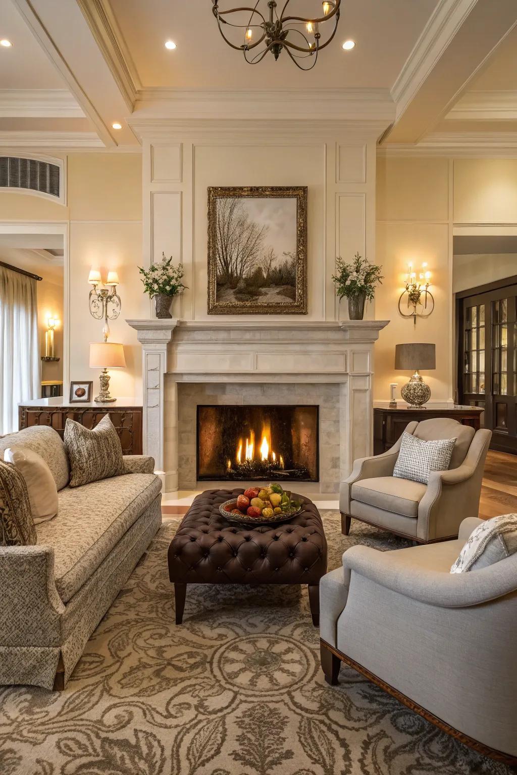 A hearth can be the heart of a home.