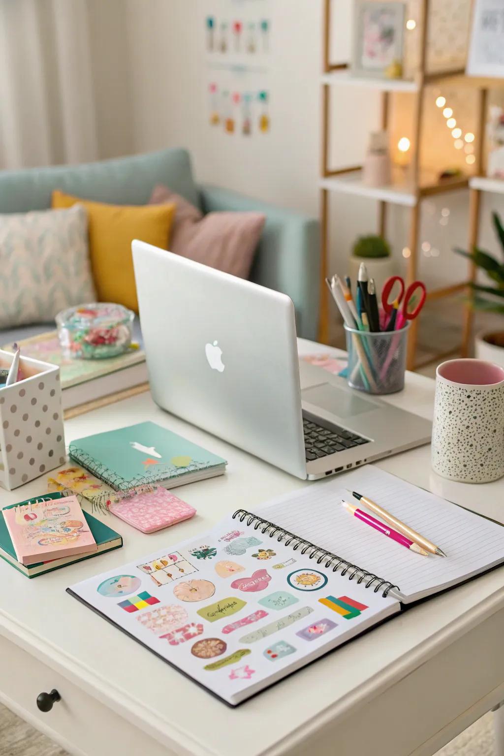 Enhance your workspace with stickers that reflect your style and inspire.