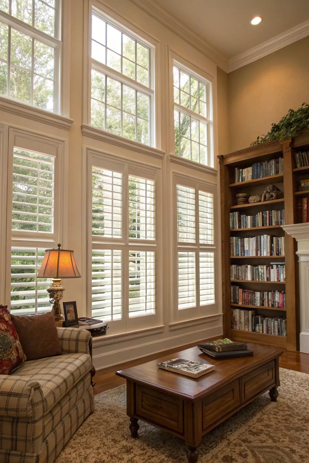 Traditional window coverings that provide ageless style.