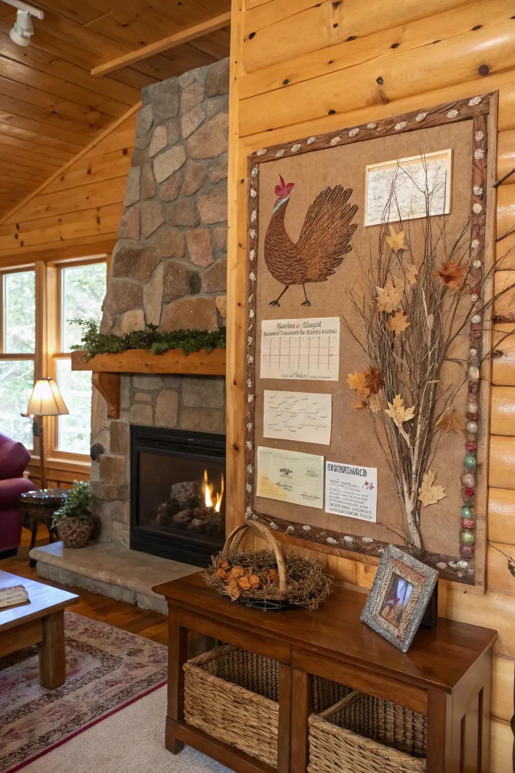 A nature-inspired turkey that brings the warmth of the outdoors in.