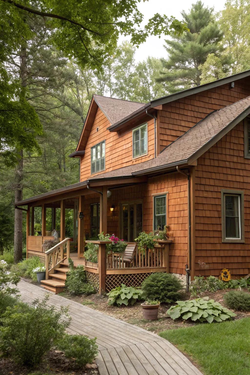 Earthy tones create a natural and grounded aesthetic.