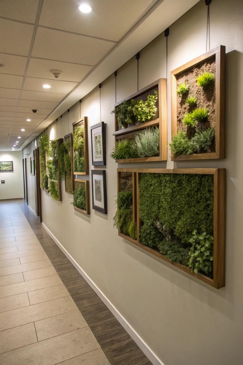 Living art canvases transform plants into artistic masterpieces.