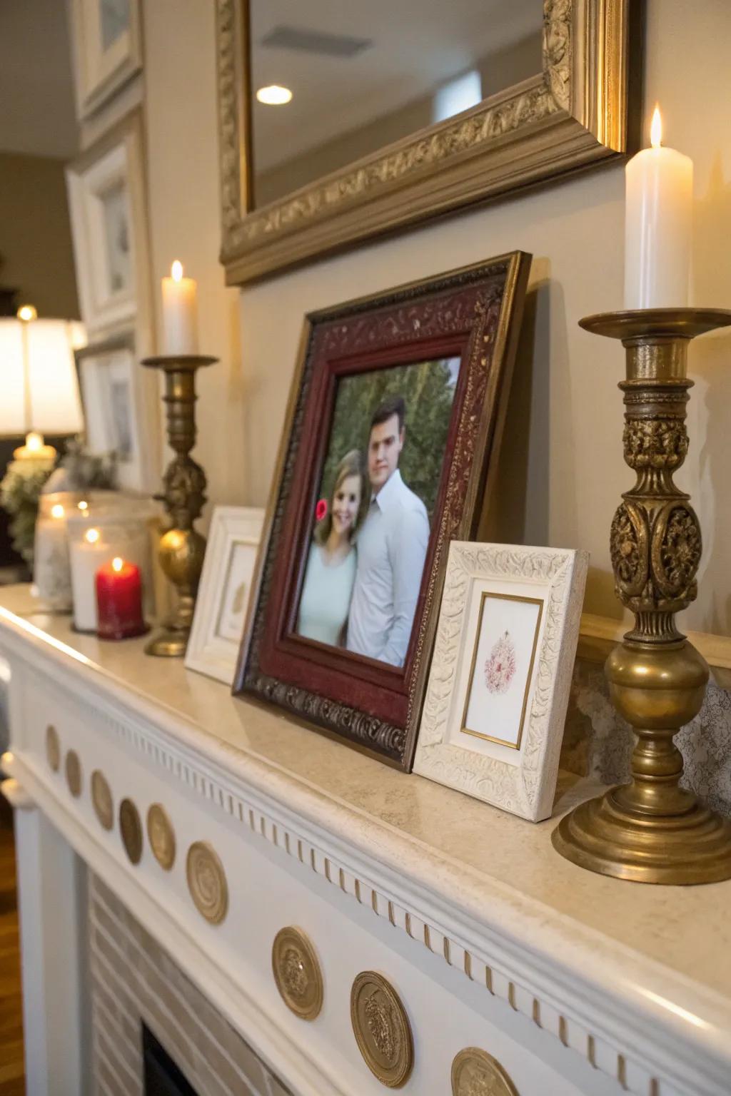 Photos and credentials enhanced with wax seals, creating treasured keepsakes.