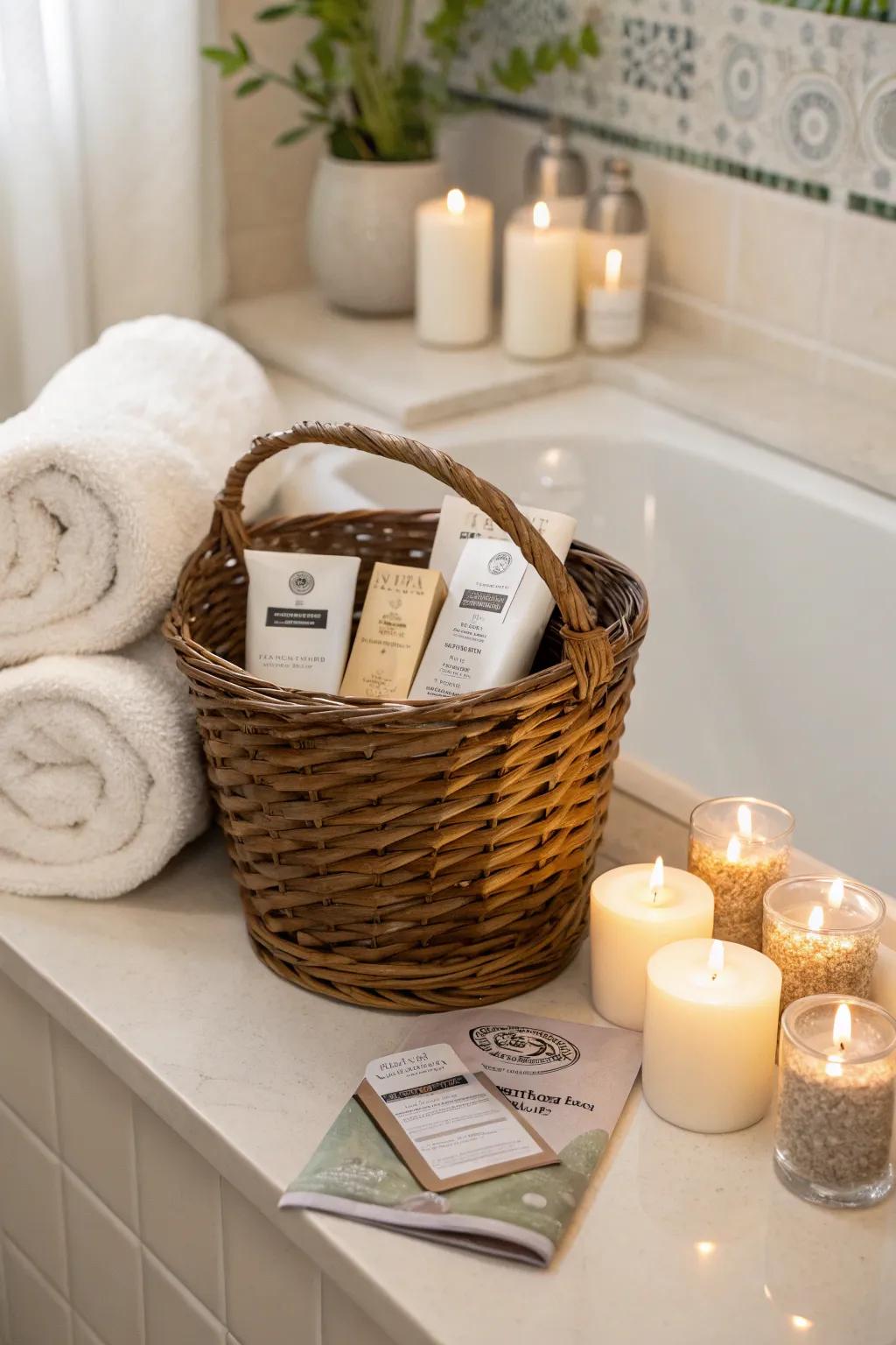 A restorative face wrap provides visitors a moment of delight and attentiveness.