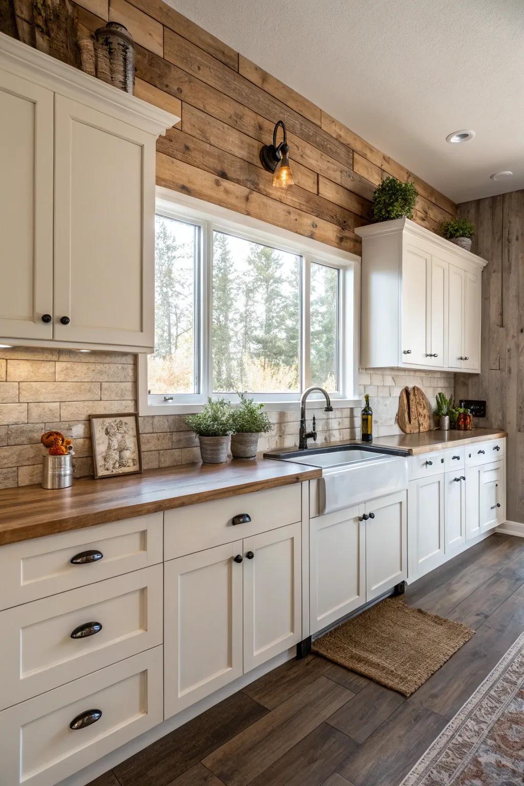 Timber-like cladding infusing a native warmth against a backdrop of white units.