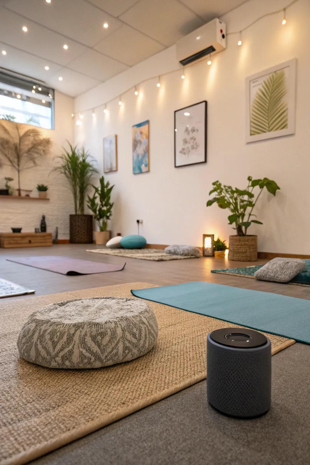 Your yoga journey can be enhanced by audio.