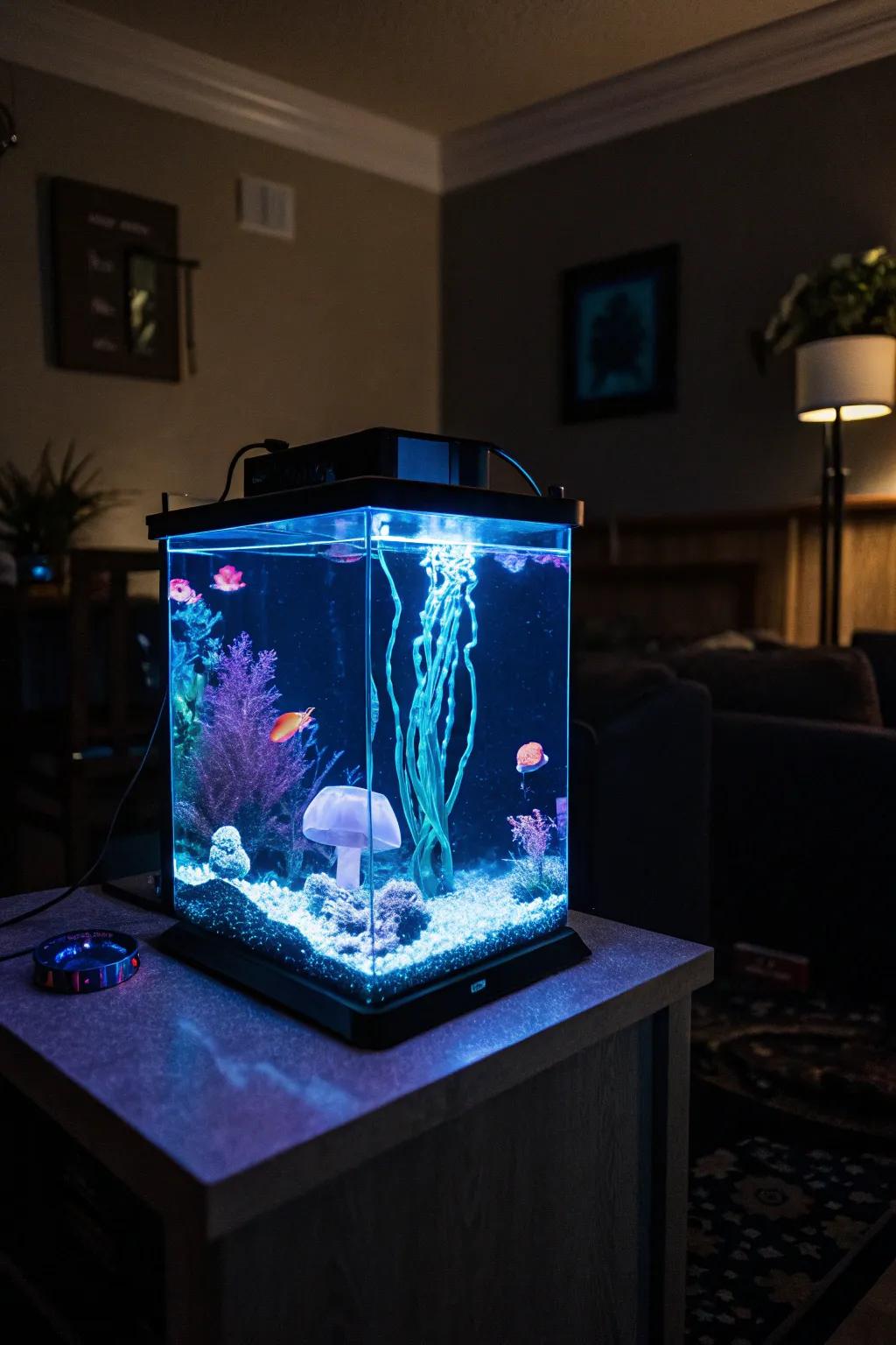 Infuse magic into your tank with an enchanted night brilliance.