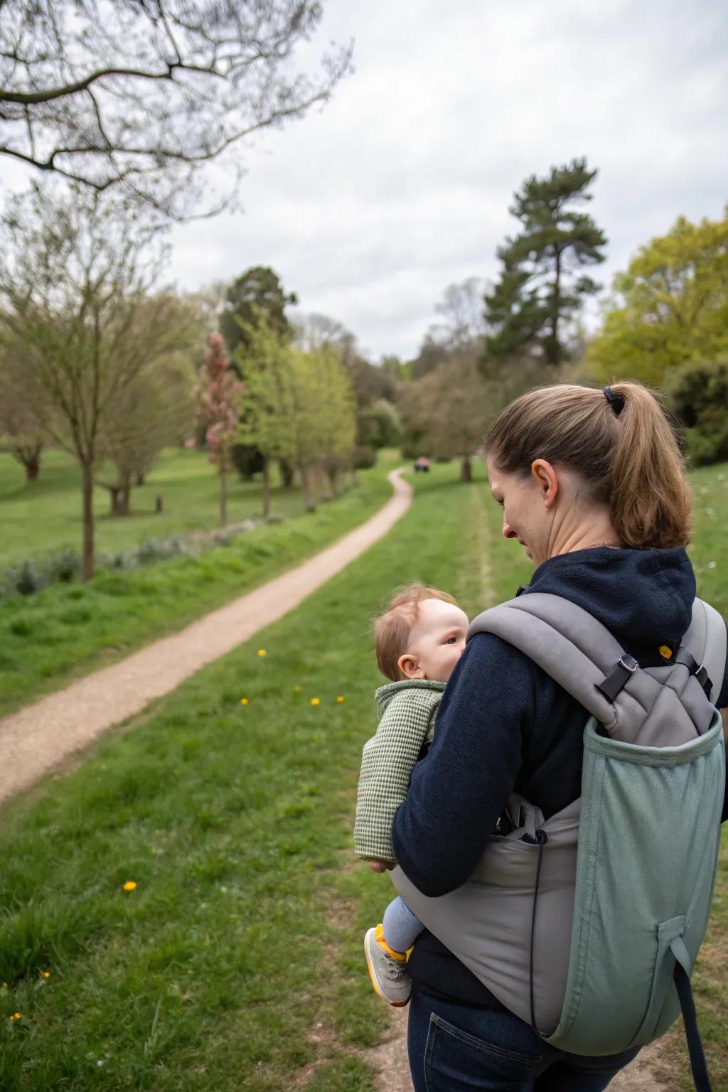 A versatile sling for holding your baby close.