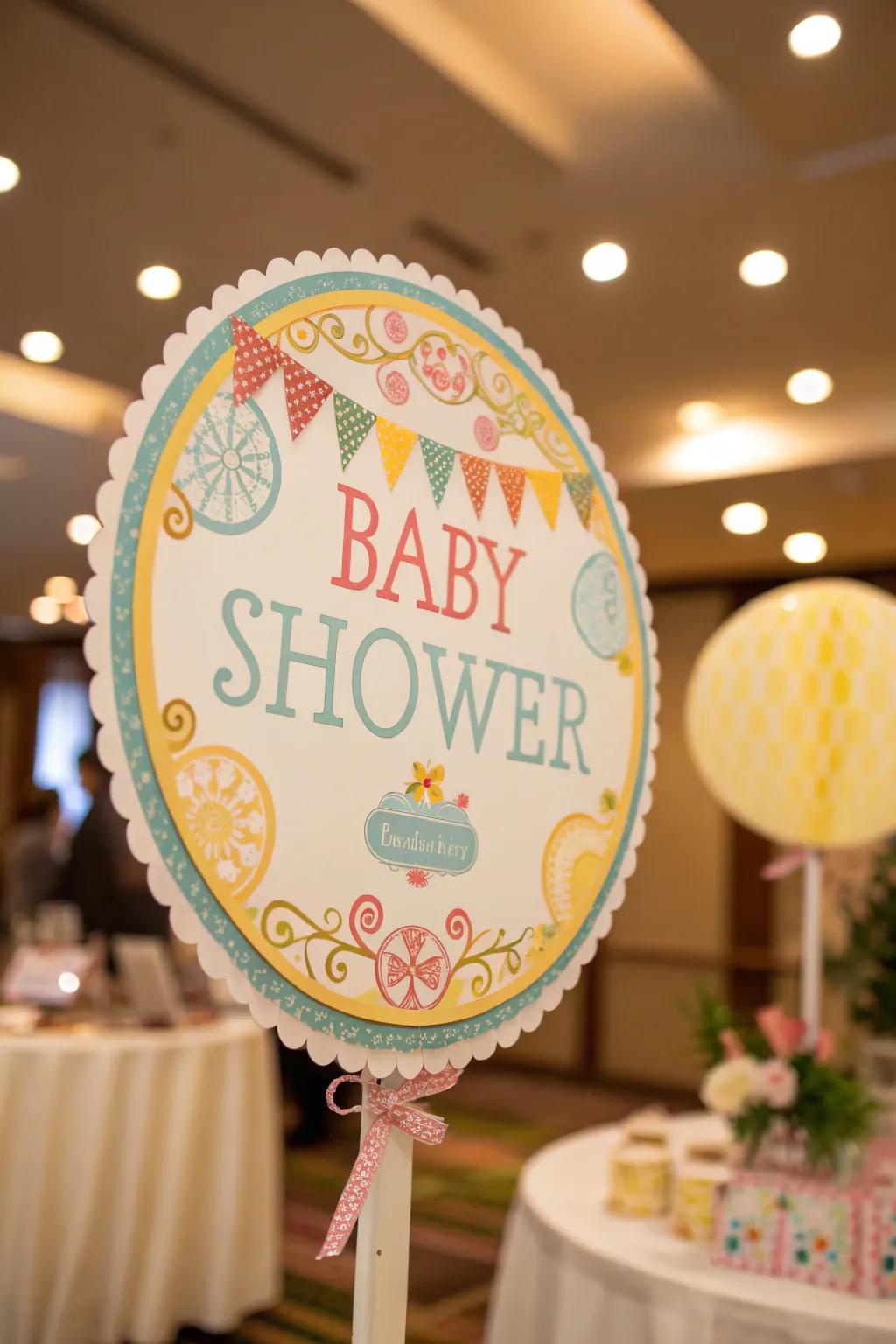 Circular signs offer a unique and eye-catching design element.