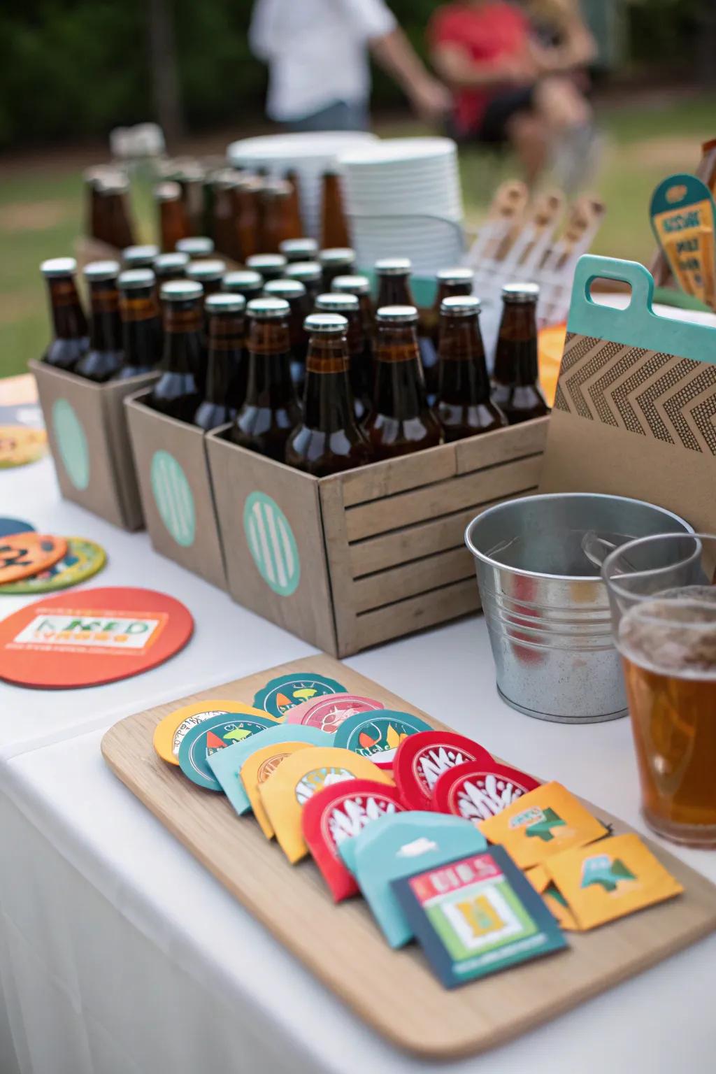 Send friends home with theme decor gifts.