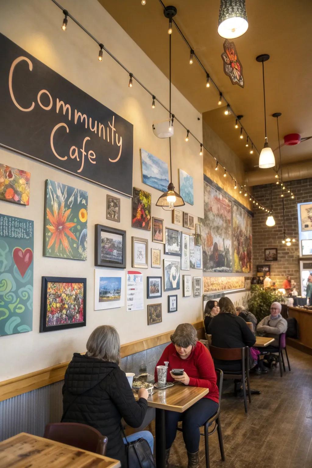 A wall that engages and connects the community.