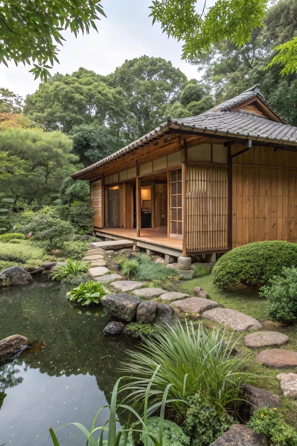 Zenith bamboo siding introduces a sustainable, tranquil home exterior.