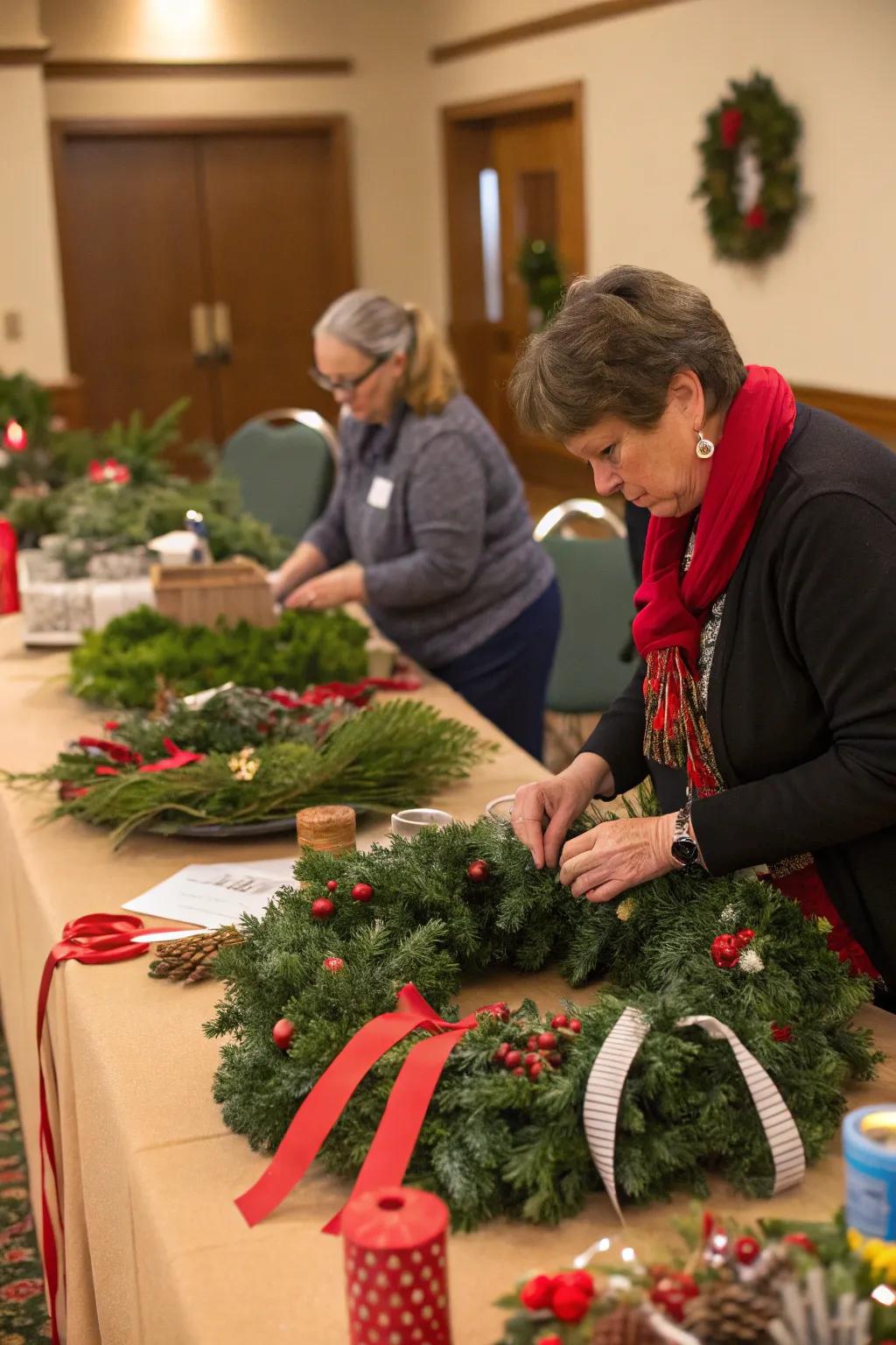 A creative wreath-fashioning workshop revealing the artist within everyone.