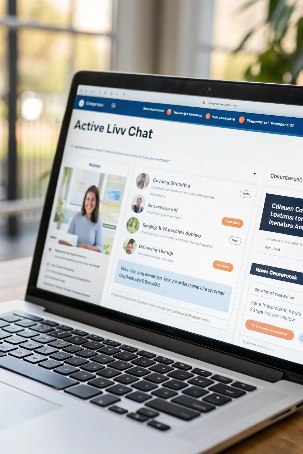 Real-time chat feature for instant customer interaction.