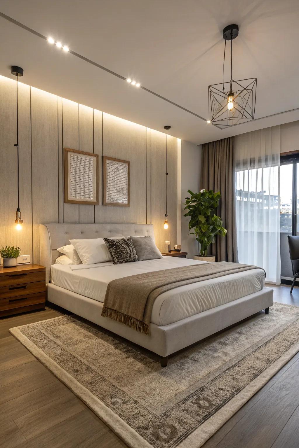 Platform beds provide a modern and minimalist look.