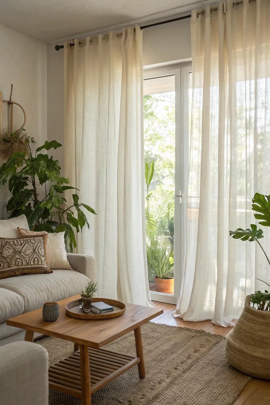 Eco-friendly materials offer design and sustainability.