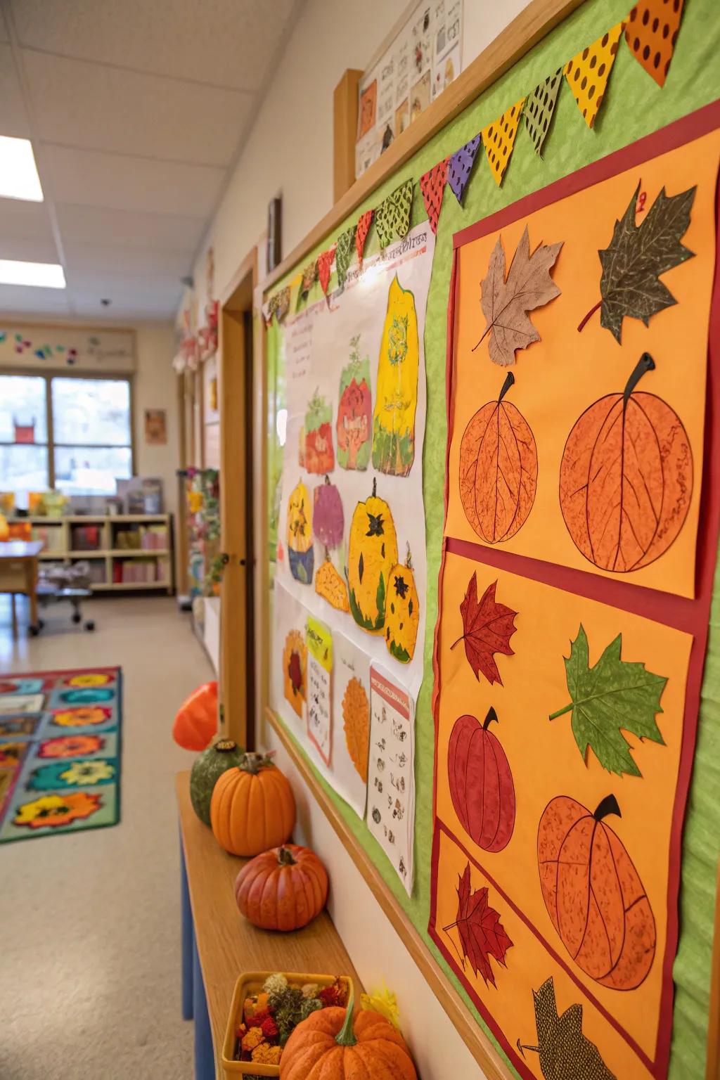 Our Parcel board presenting unique child-designed figures.