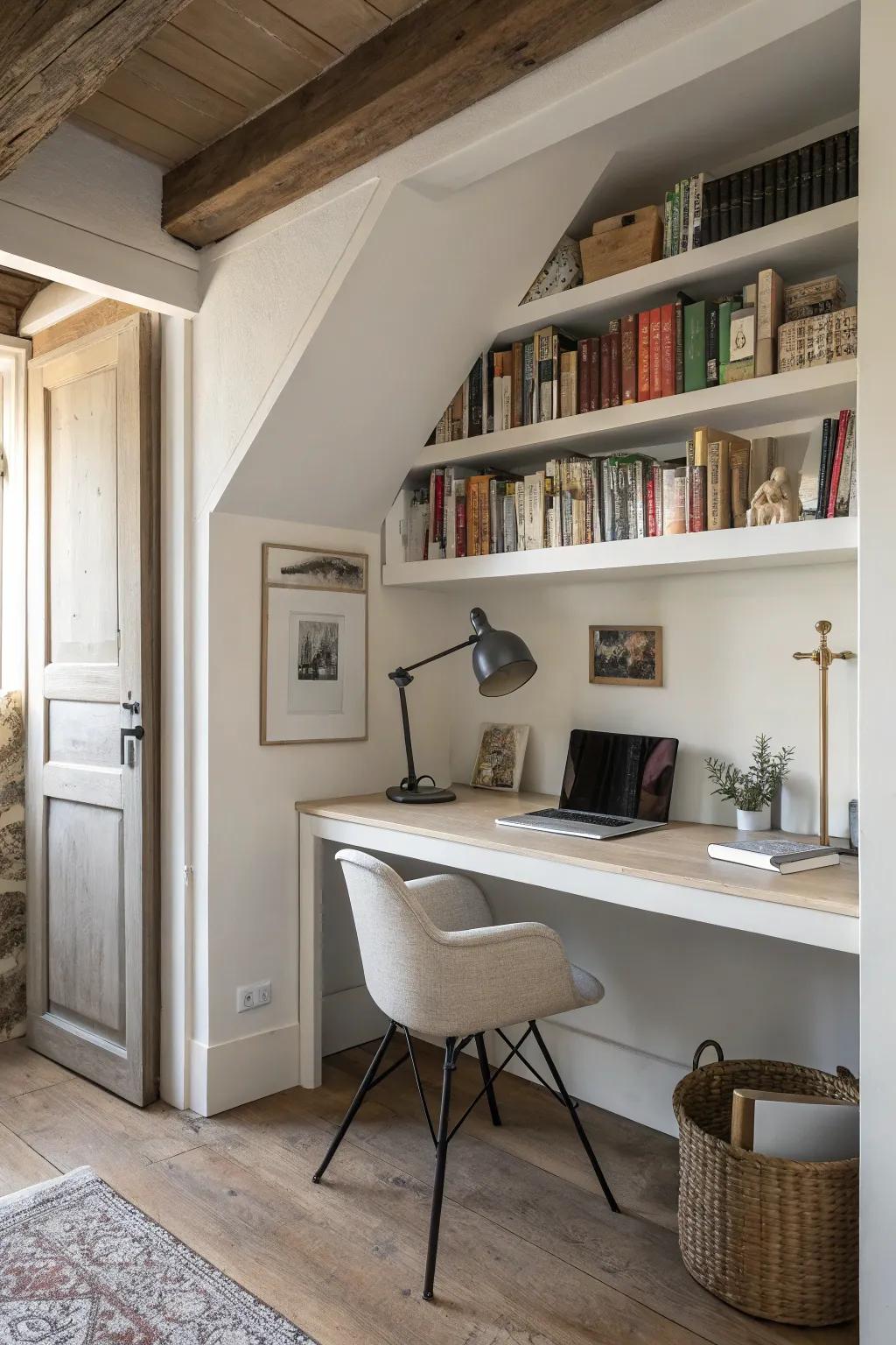 A built-in surface that seamlessly integrates into your room.