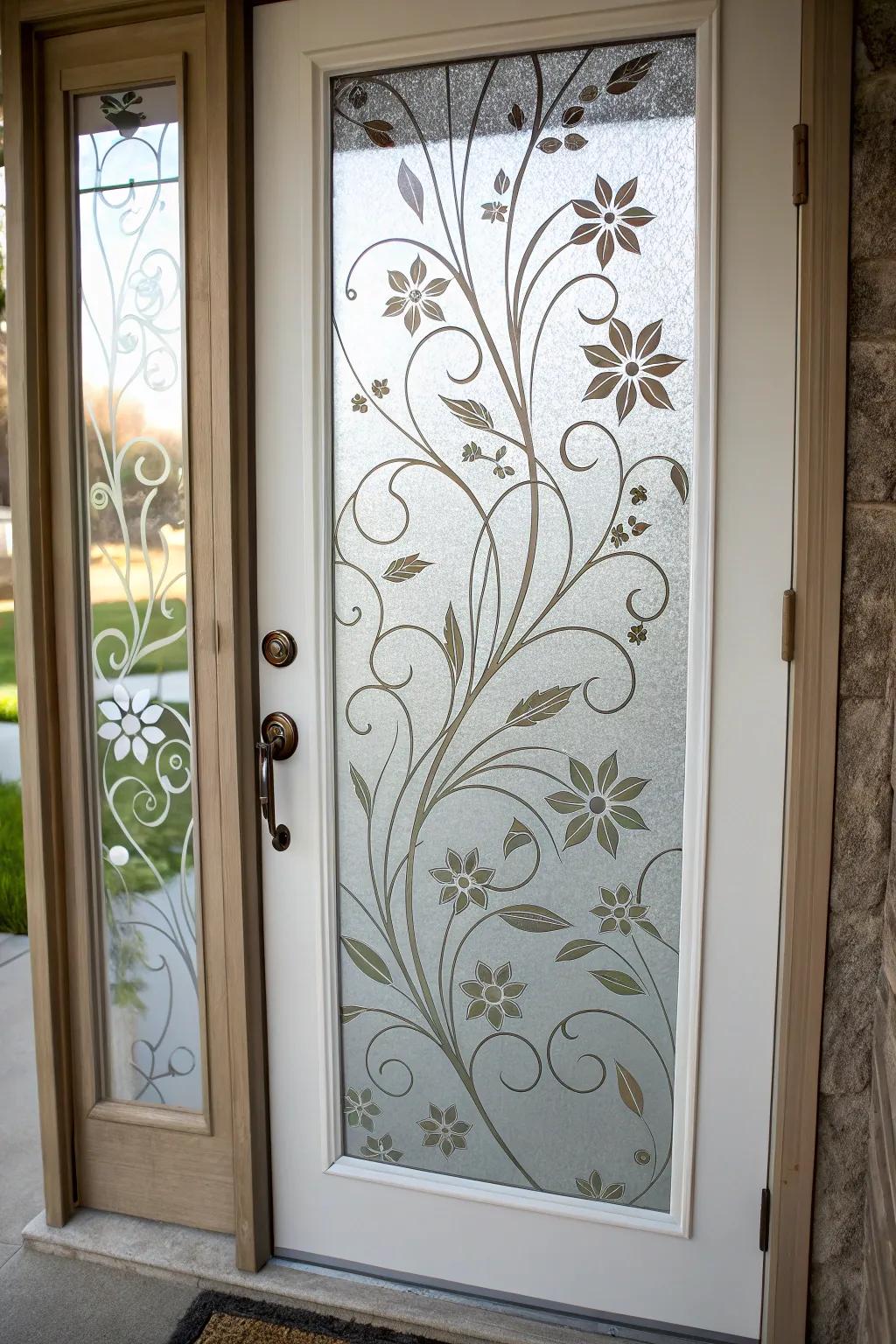 Enhance privacy and style with decorative window films.