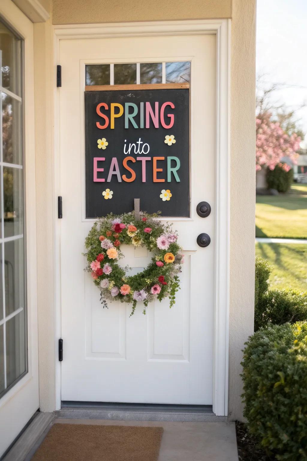 A vibrant and welcoming decoration for the season.