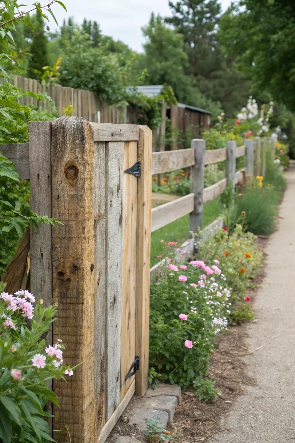 Infuse your space with the charm of reclaimed wood.