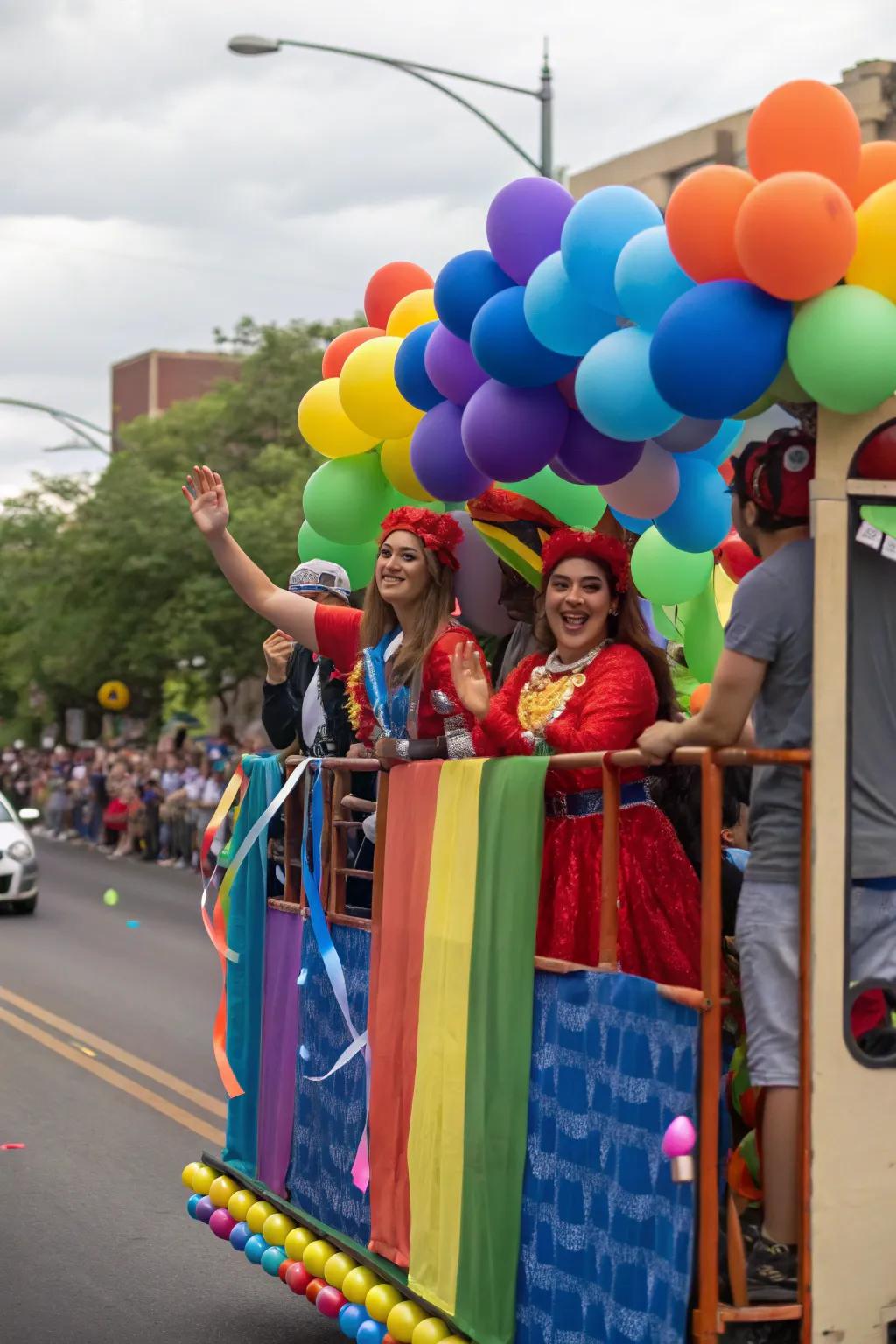 Themed attire adding an interactive element.