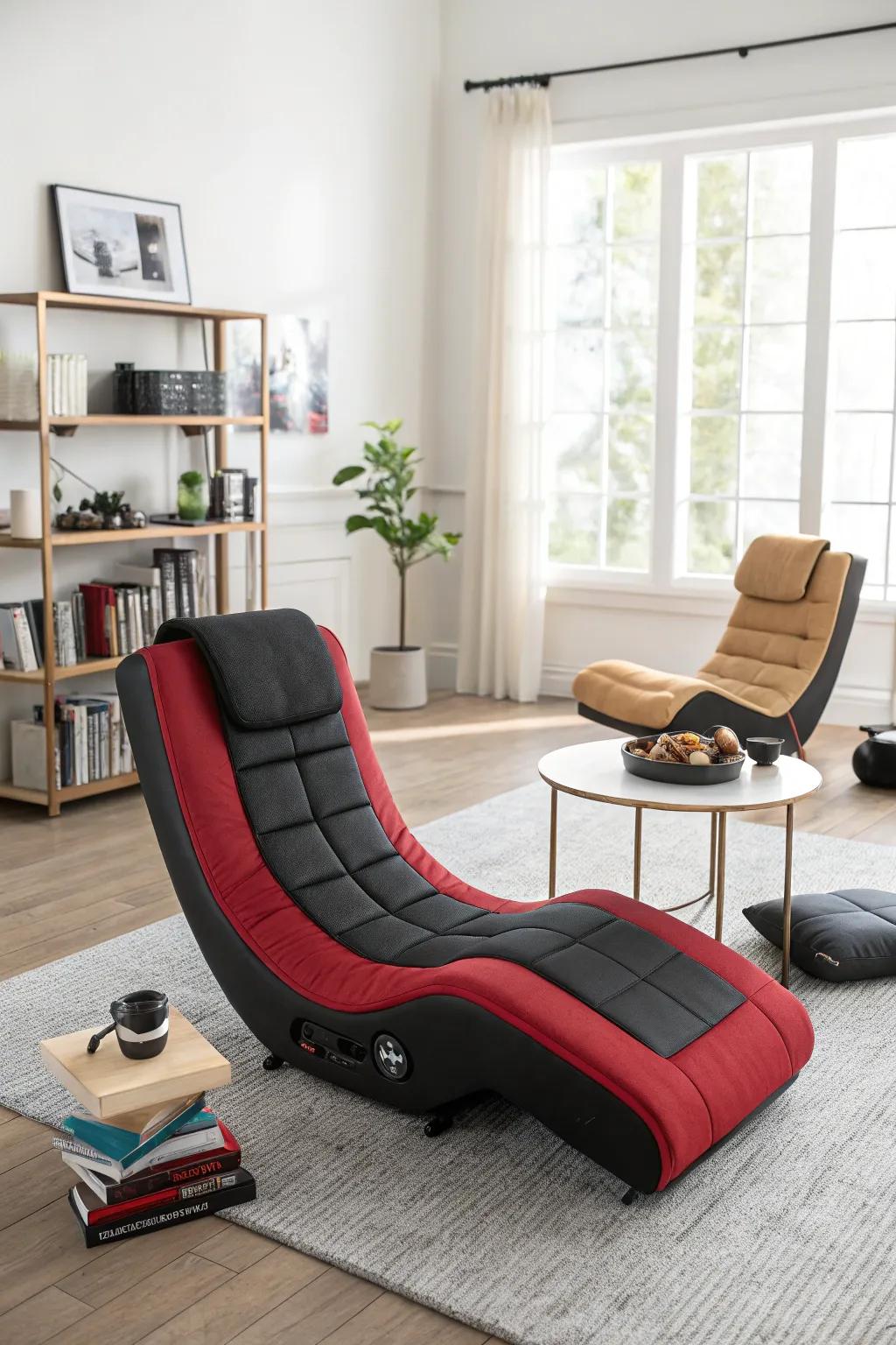 Adaptable designs: chairs that change with your mood.