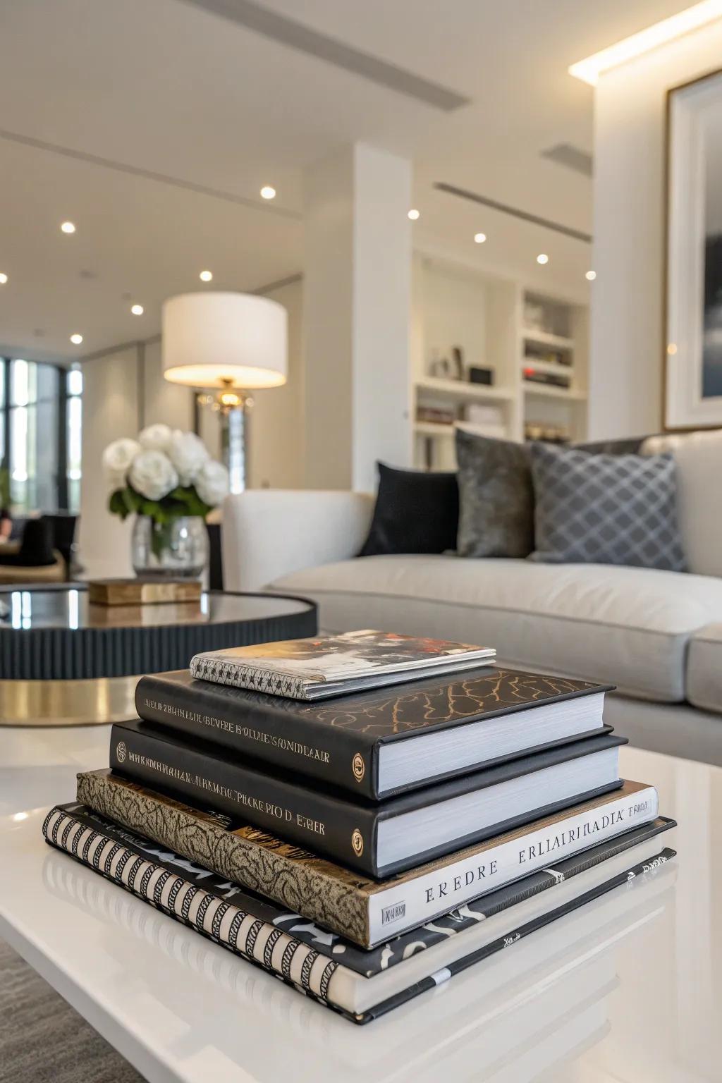 Add sophistication to your home with these beautifully designed books.