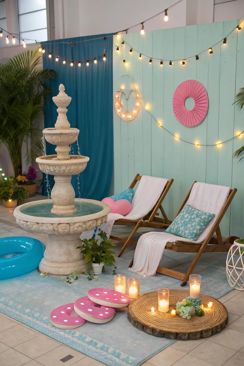 Seize joyous memories with an artistic photo environment.