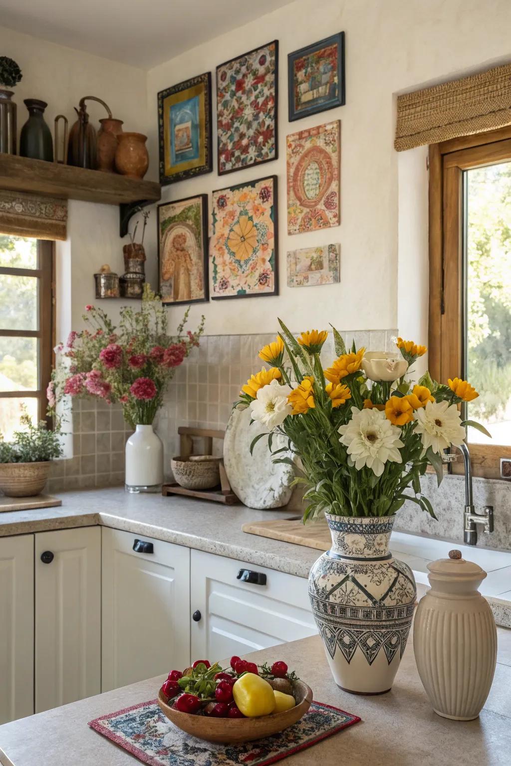 Inventive d&eacute;cor infusing persona into the kitchen