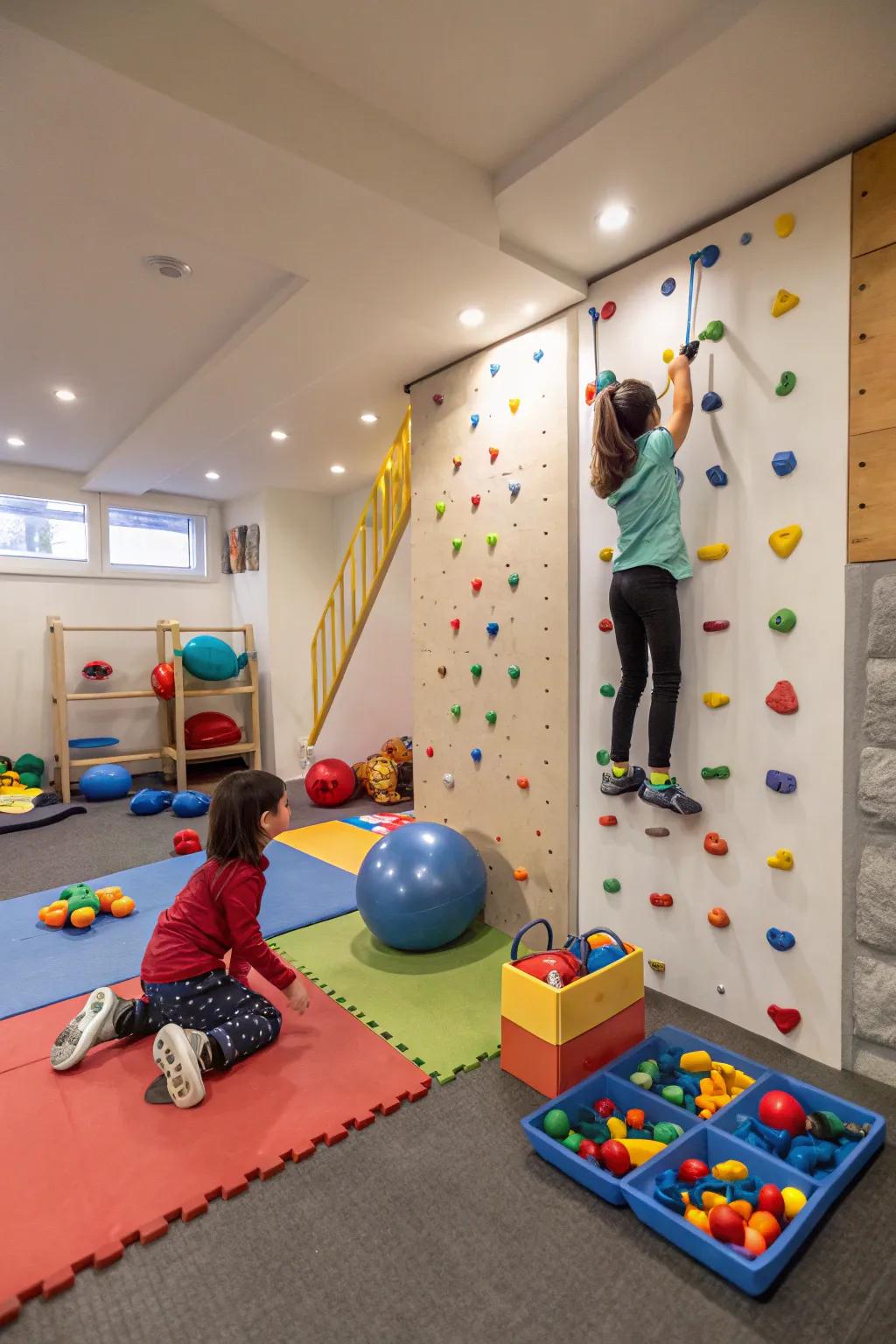 Bring fun to your basement with an interactive play area for all ages.