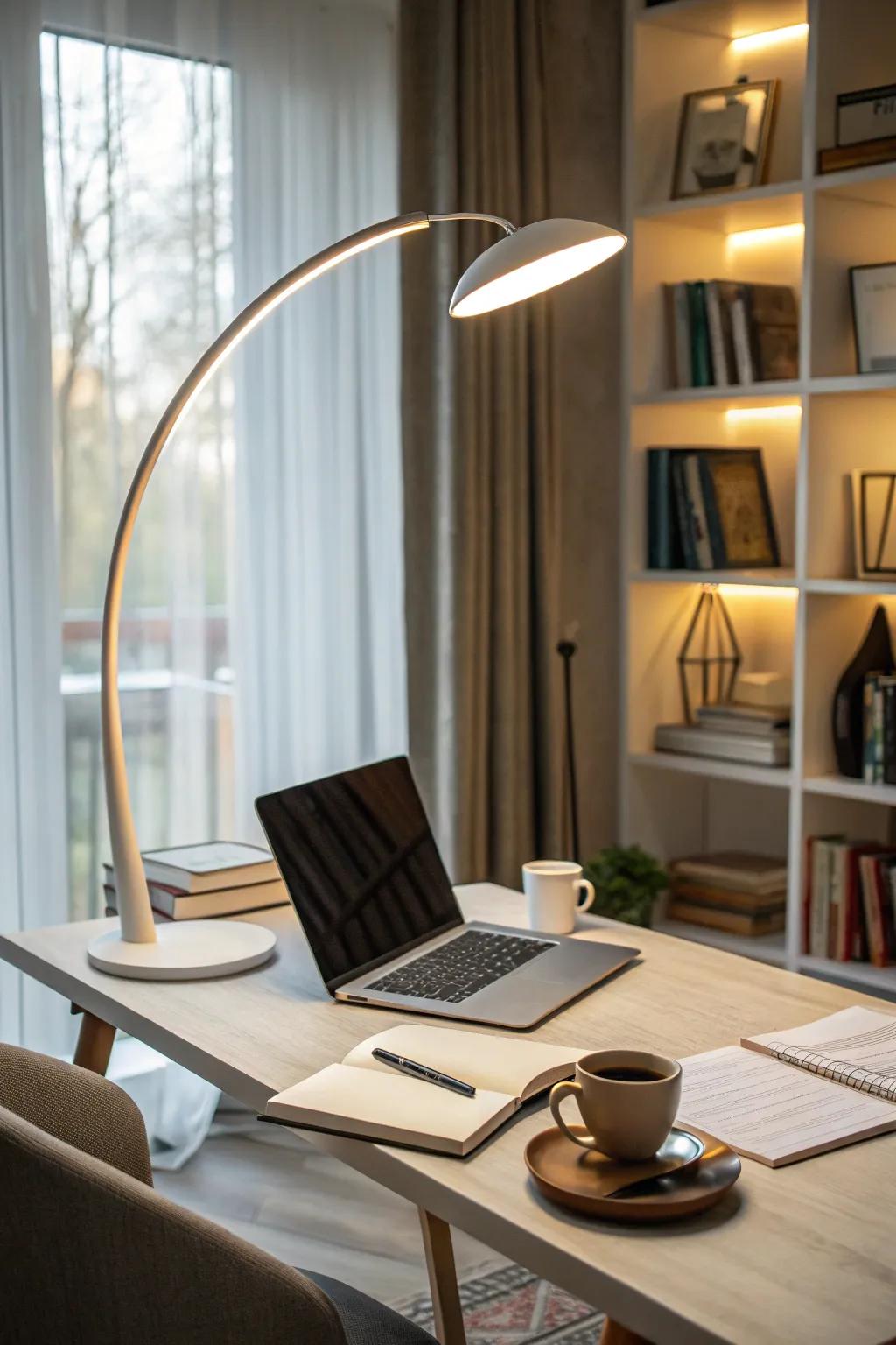 Brighten your setting stylishly with an innovative stand lamp.