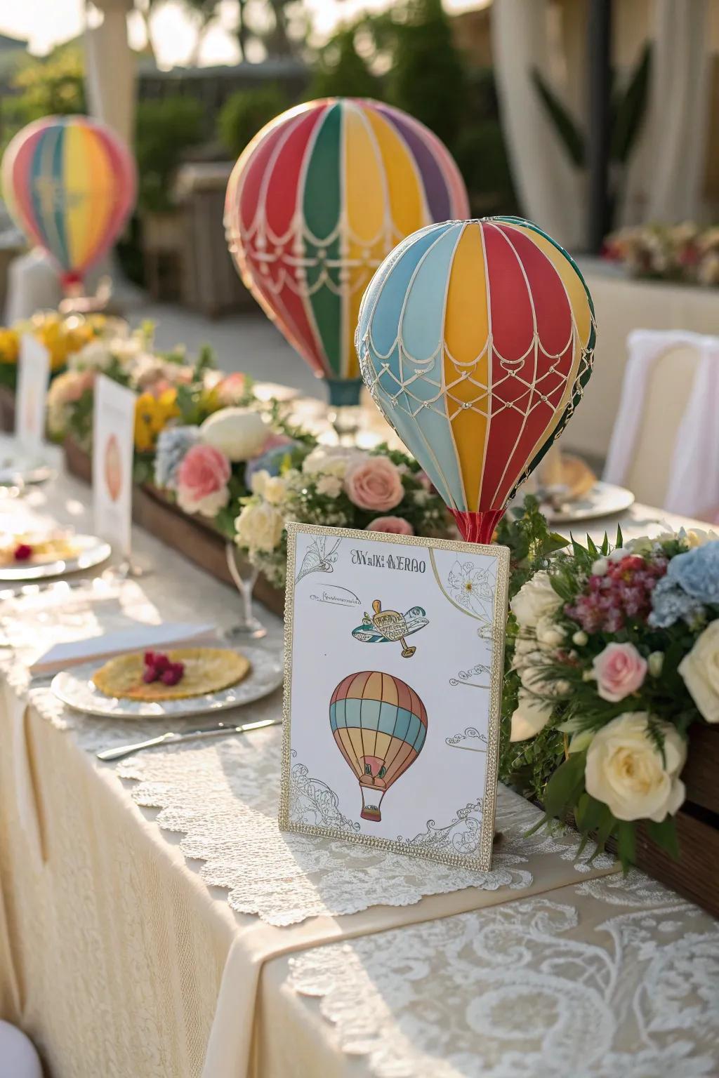 Themed announcements that excite attendees for the event.