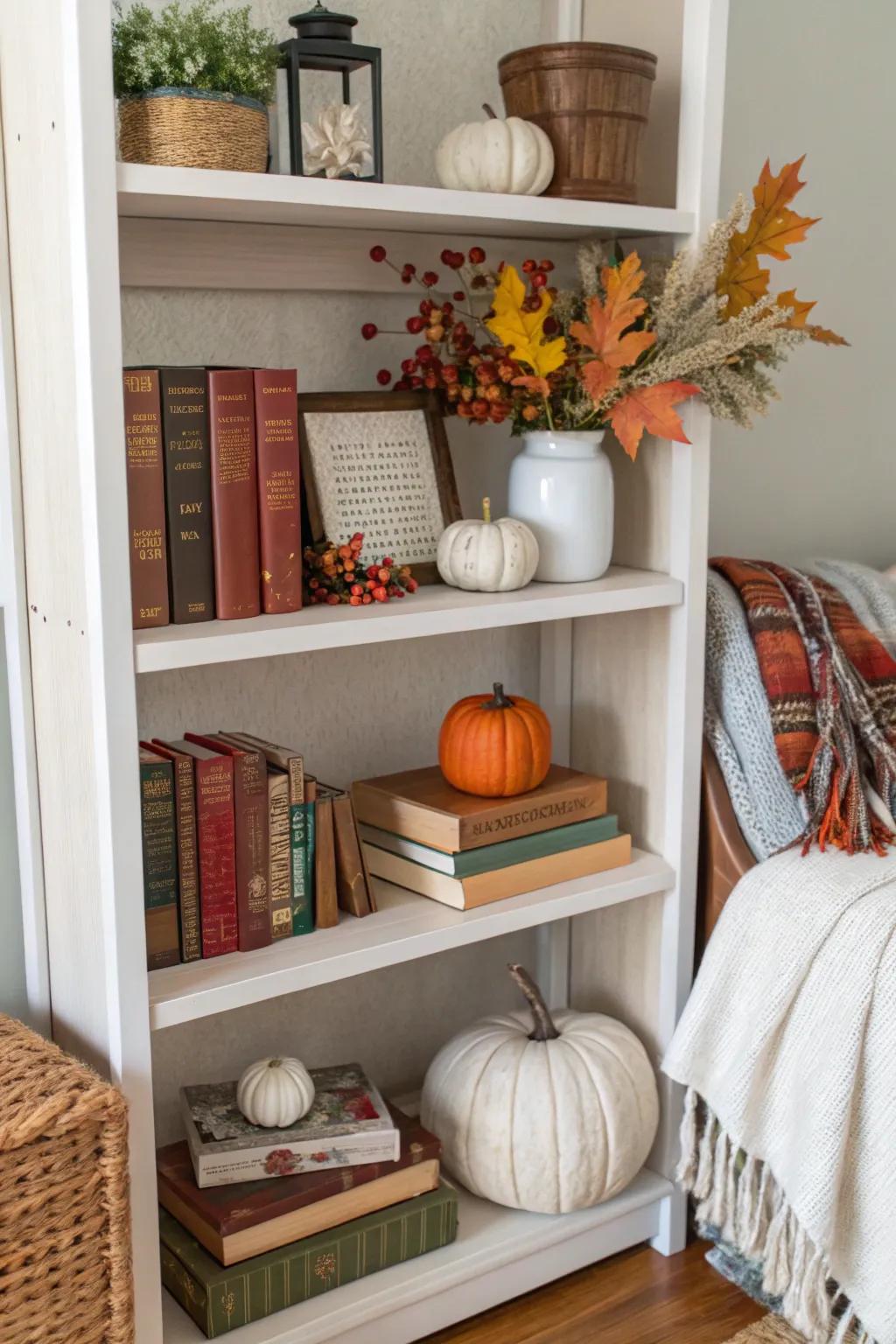 Seasonal rotation maintains your shelves feeling revitalized